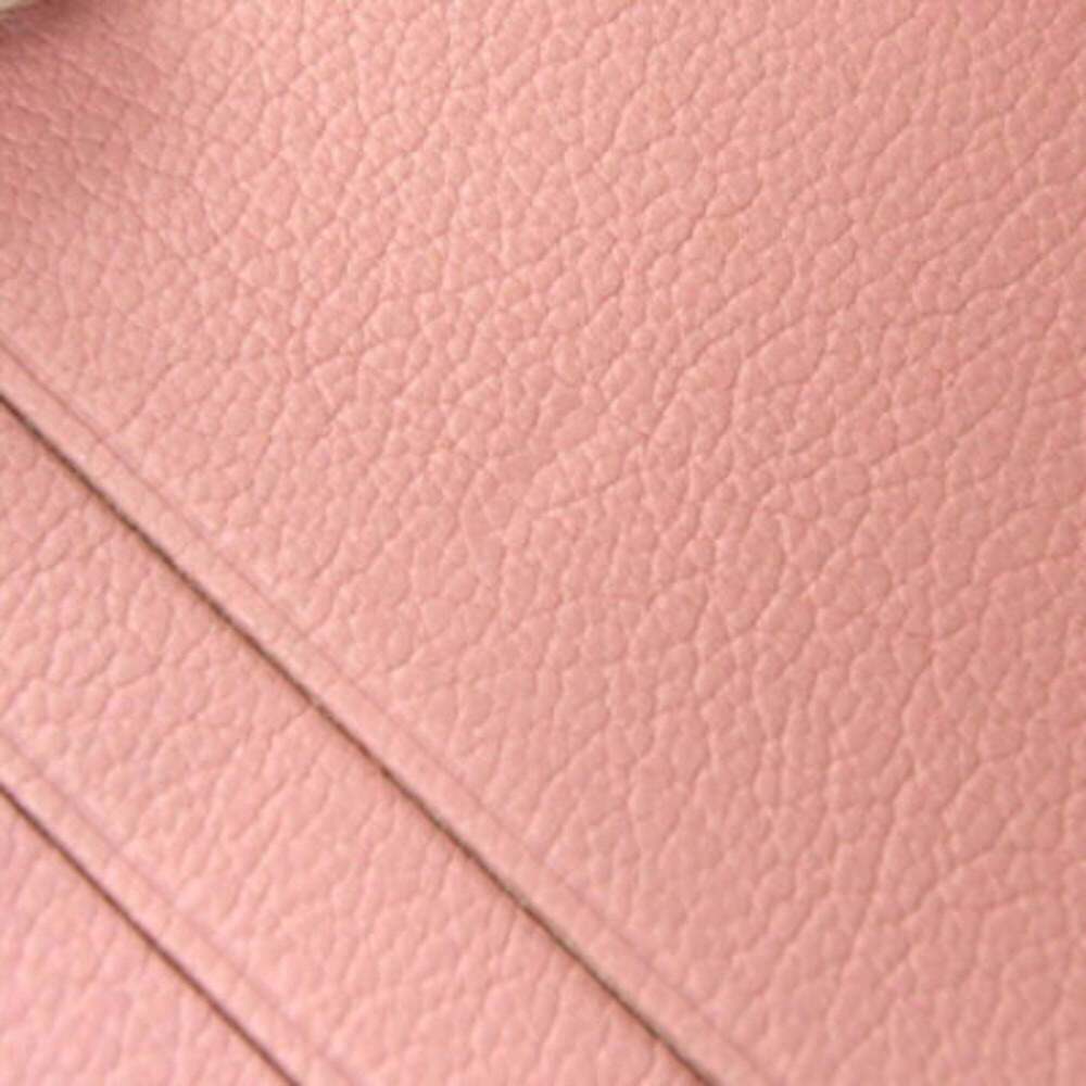 CHANEL Authentic Pink Leather Logo Wallet - Picture 7 of 8